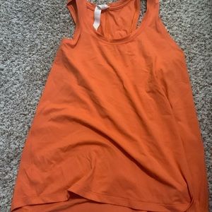 orange lulu tank